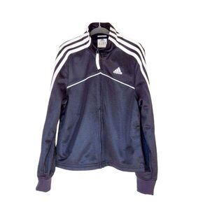 Adidas Originals  Black Track Jacket Kids 3 Stripe  S